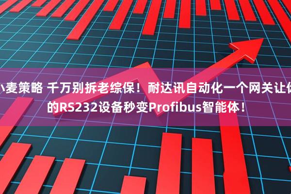 小麦策略 千万别拆老综保！耐达讯自动化一个网关让你的RS232设备秒变Profibus智能体！