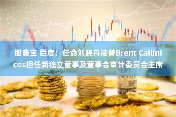 股鑫宝 百度：任命刘晓丹接替Brent Callinicos担任新独立董事及董事会审计委员会主席
