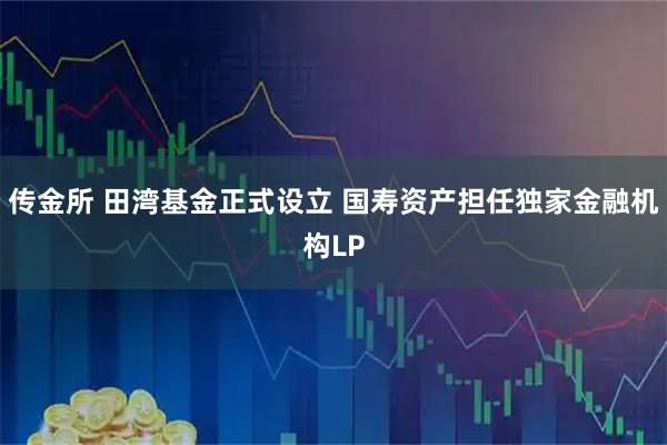 传金所 田湾基金正式设立 国寿资产担任独家金融机构LP
